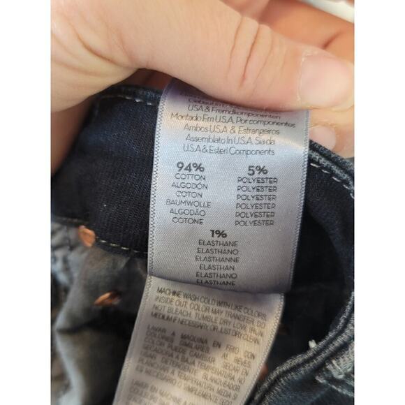 MOTHER DESTRUCTED HIGH WAISTED LOOKER IN COFFEE, TEA OR ME, SZ 26 - Picture 14 of 16